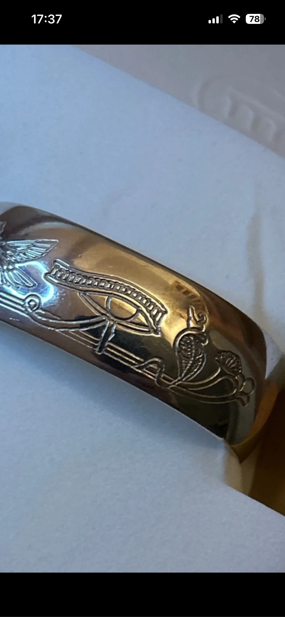 Pulsera cuff egipcia ojo de Horus escarabajo plateado💕💕 – photo 3